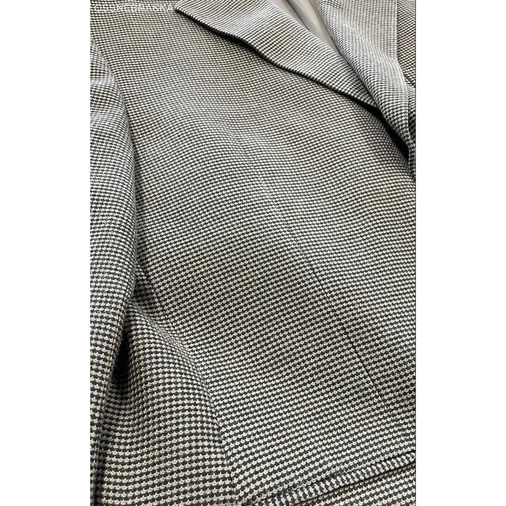 Joseph Abboud Tan Men's‎ Wool/Silk Glen Plaid Suit Sportcoat - Size 42R